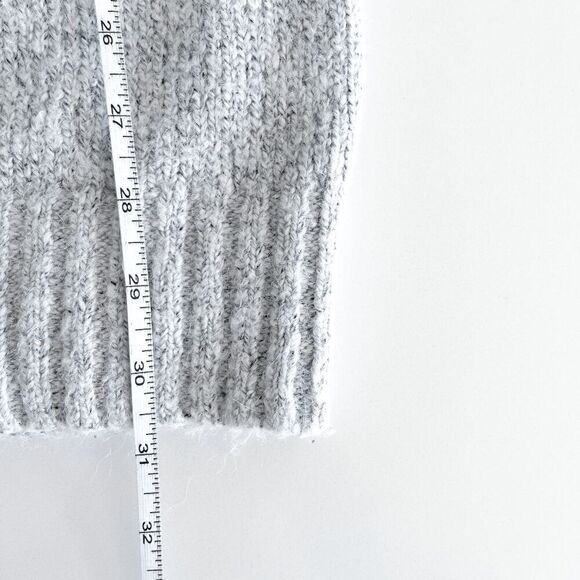 Camber & Grace Womens Floral Oversized Knit Cardigan Sweater Gray Black Medium - Picture 6 of 9